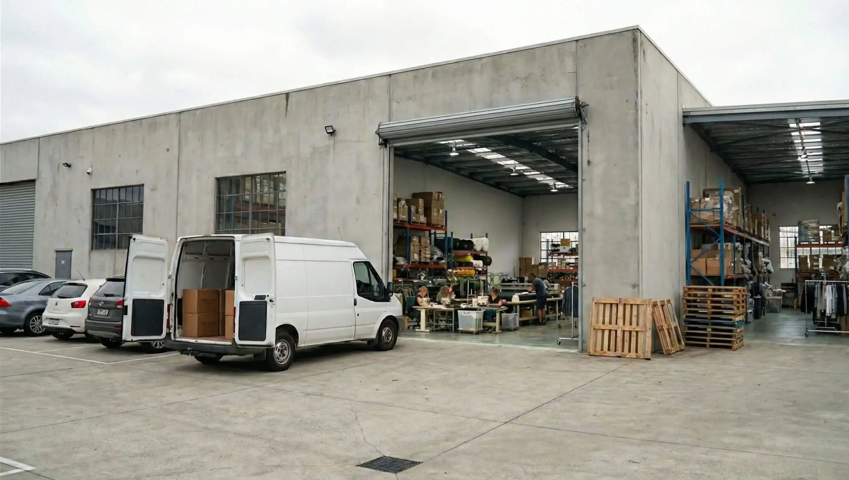 Fachada da sede da Silk & Luck.