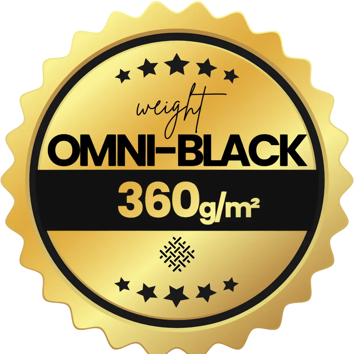 Selo de certificação Omni-Black