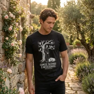 Camiseta Francisco de Assis – Filosofia e Sabedoria | Silk & Luck