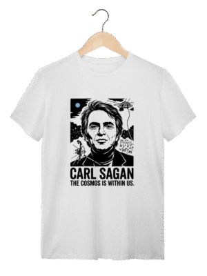 Camiseta Carl Sagan - Pálido Ponto Azul | Silk & Luck