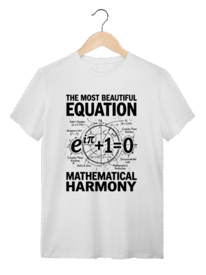 Camiseta Identidade de Euler: A Mais Bela Equação | Silk & Luck