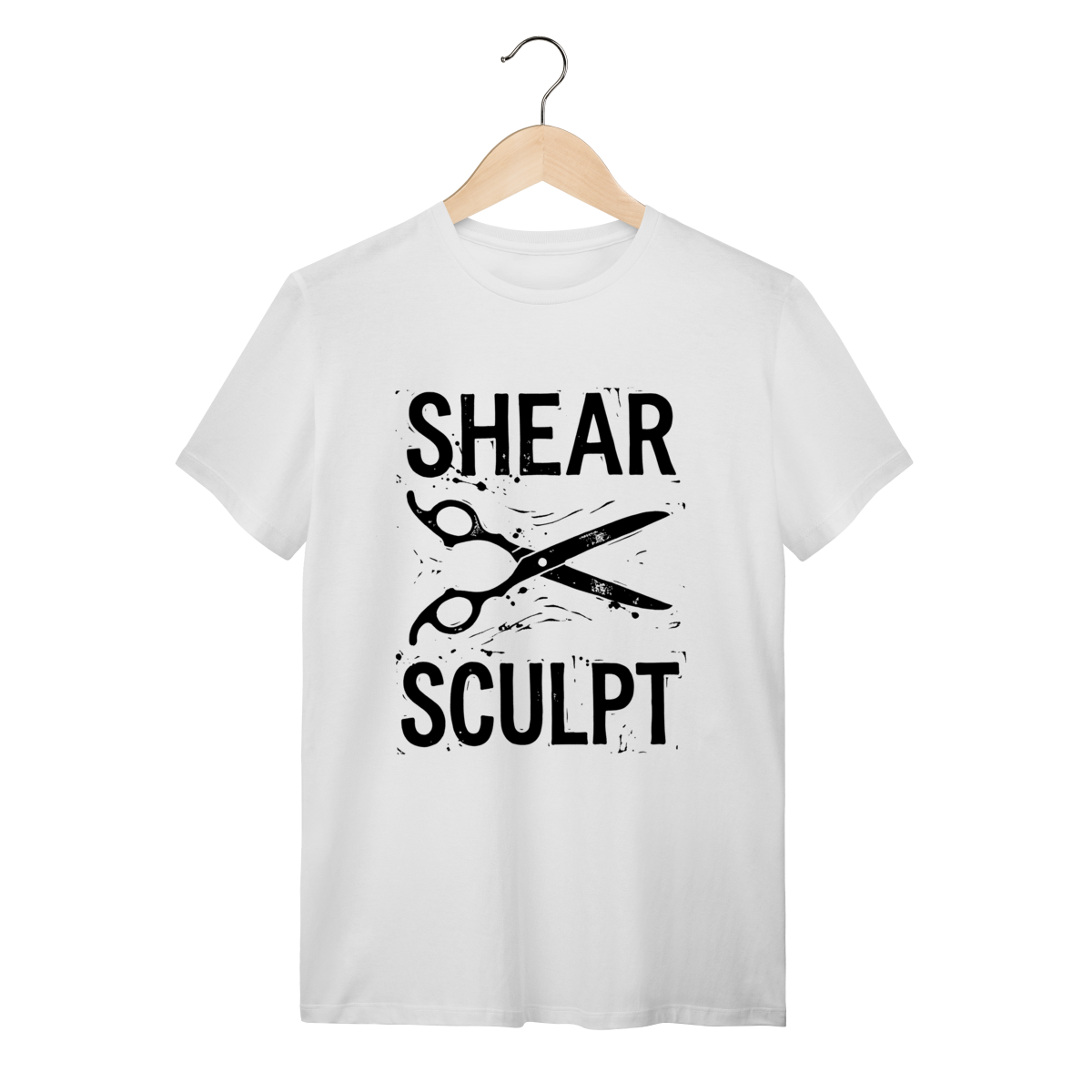 Camiseta Tesoura Stylist: A Escultura Viva | Silk & Luck 1 Camiseta Tesoura Stylist: A Escultura Viva | Silk & Luck