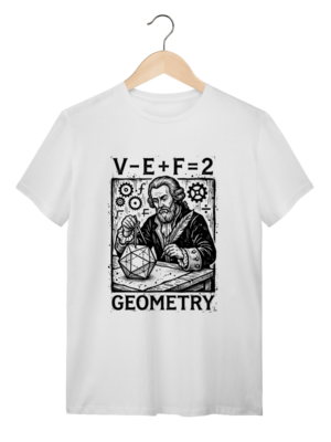 Camiseta Fórmula de Euler – Matemática | Silk & Luck