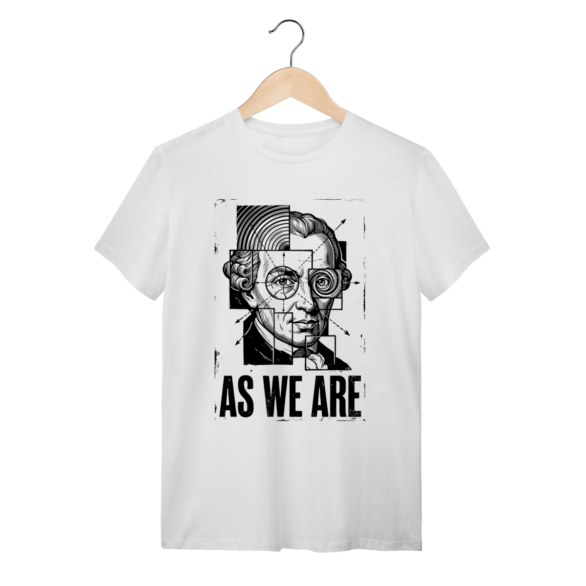 Camiseta Immanuel Kant – Coleção Razão Pura (As We Are) | Silk & Luck 1 Camiseta Immanuel Kant – Coleção Razão Pura (As We Are) | Silk & Luck