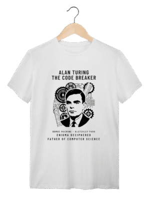 Camiseta Alan Turing - O Pai da Computação | Silk & Luck