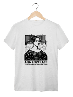 Camiseta Ada Lovelace - A Mãe da Programação | Silk & Luck