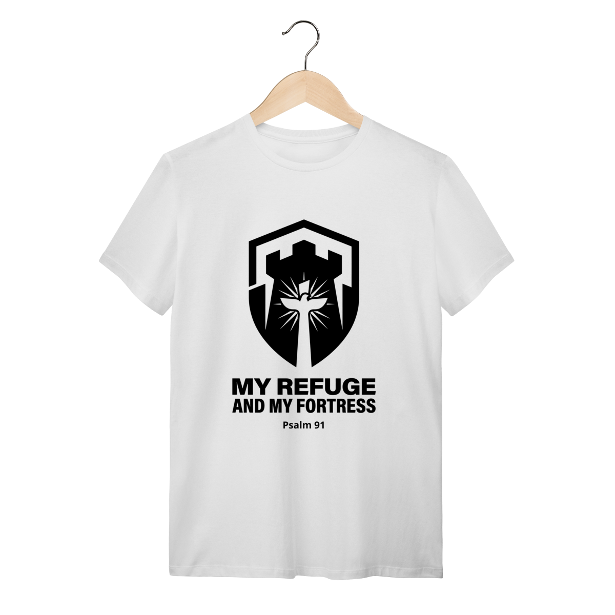 Camiseta Salmo 91: My Refuge and Fortress – Literatura e História – Silk & Luck | Silk & Luck 1 Camiseta Salmo 91: My Refuge and Fortress – Literatura e História – Silk & Luck | Silk & Luck