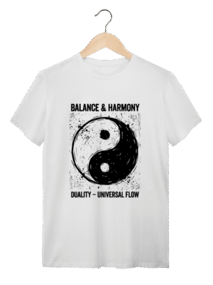 Camiseta Yin Yang: O Equilíbrio do Caos | Silk & Luck