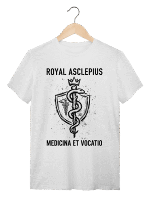 Camiseta Bastão de Asclépio: A Nobreza da Cura | Silk & Luck