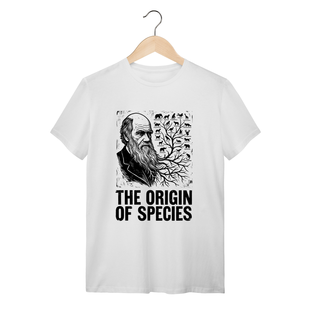Camiseta Charles Darwin – Coleção A Origem (8 Estampas Exclusivas) | Silk & Luck 1 Camiseta Charles Darwin – Coleção A Origem (8 Estampas Exclusivas) | Silk & Luck