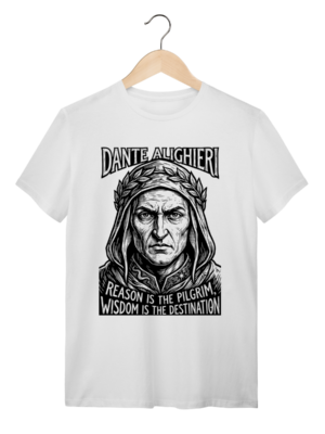 Camiseta Dante Alighieri Literatura Divina Comédia Unissex | Silk & Luck