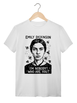 Camiseta Emily Dickinson Poesia Algodão Premium | Silk & Luck