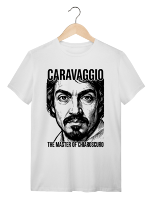 Camiseta Caravaggio Arte Barroca Algodão Premium Unissex | Silk & Luck