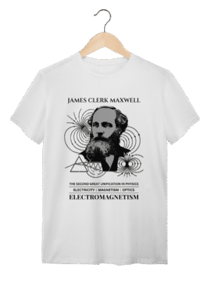 Camiseta Equações de Maxwell - A Unificação da Luz | Silk & Luck