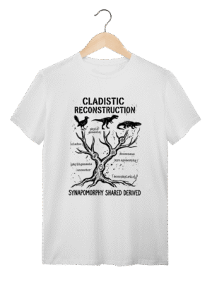 Camiseta Cladística: A Árvore da Vida dos Dinossauros | Silk & Luck
