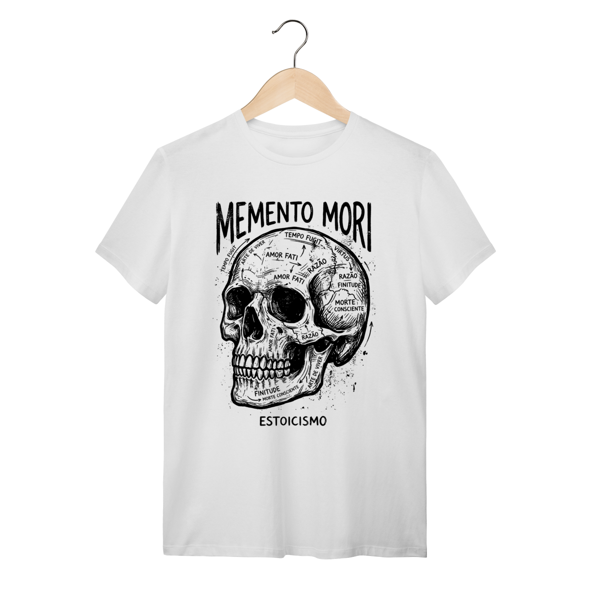 Camiseta Memento Mori: A Consciência da Vida | Silk & Luck 1 Camiseta Memento Mori: A Consciência da Vida | Silk & Luck