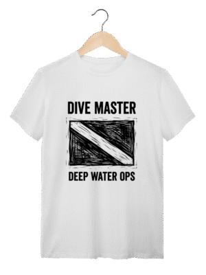 Camiseta Diver Down: Liberdade Subaquática | Silk & Luck