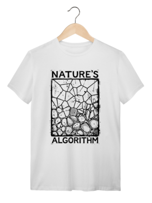 Camiseta Voronoi Diagram: A Geometria da Natureza (Arquitetura & Math) | Silk & Luck