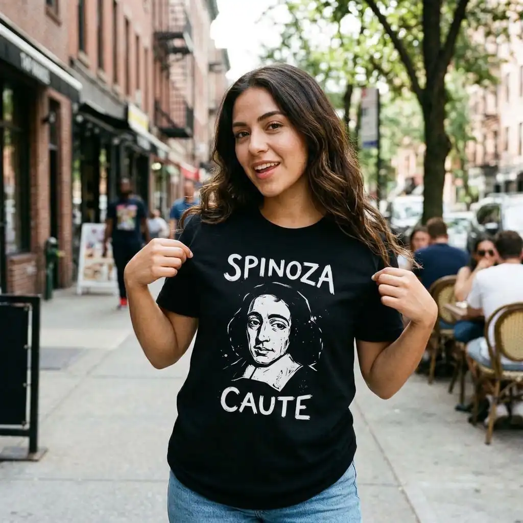 Camiseta Spinoza – Filosofia | Silk & Luck 1 Camiseta Spinoza – Filosofia | Silk & Luck