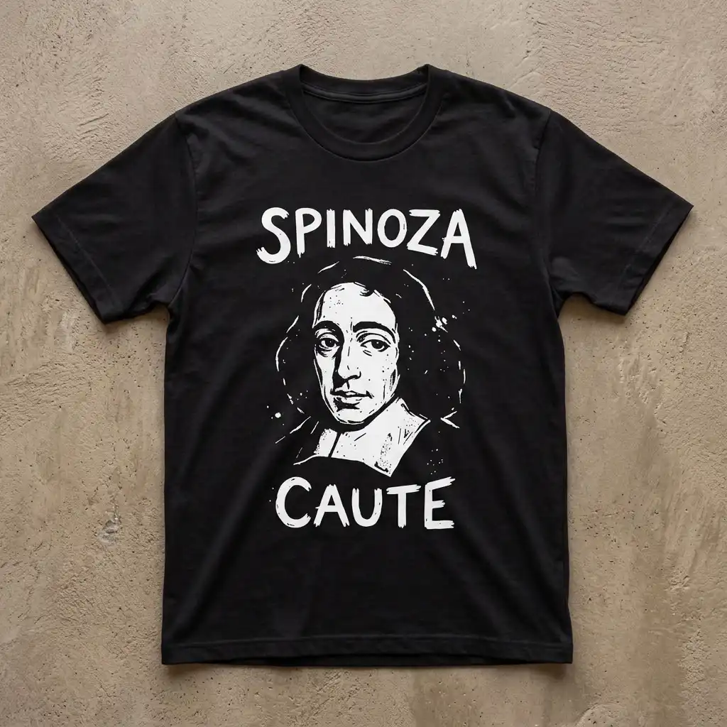Camiseta Spinoza – Filosofia | Silk & Luck 3 Camiseta Spinoza – Filosofia | Silk & Luck - Imagem 3