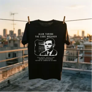 Camiseta Alan Turing - O Pai da Computação | Silk & Luck