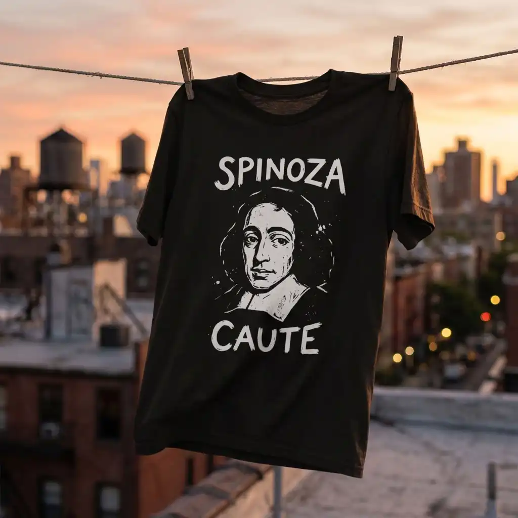 Camiseta Spinoza – Filosofia | Silk & Luck 5 Camiseta Spinoza – Filosofia | Silk & Luck - Imagem 5