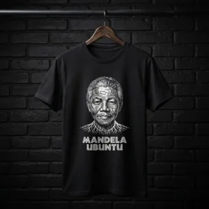 Camiseta Nelson Mandela – Liderança e História | Silk & Luck