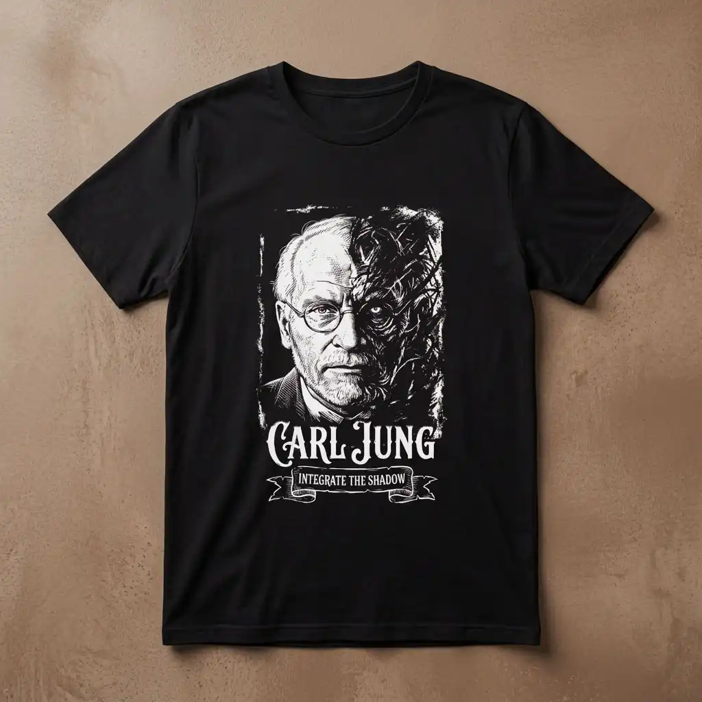 Camiseta Carl Jung – Psicologia Analítica | Silk & Luck 6 Camiseta Carl Jung – Psicologia Analítica | Silk & Luck - Imagem 6