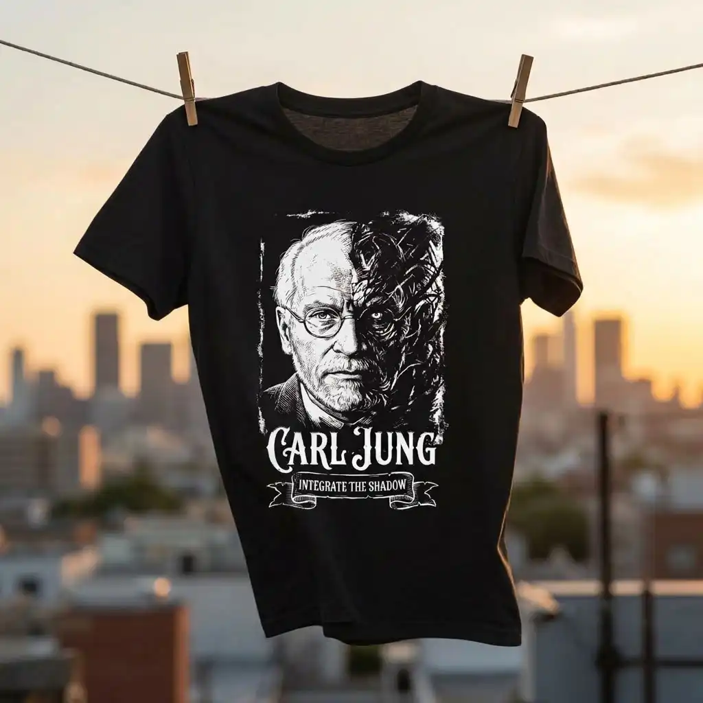 Camiseta Carl Jung – Psicologia Analítica | Silk & Luck 4 Camiseta Carl Jung – Psicologia Analítica | Silk & Luck - Imagem 4