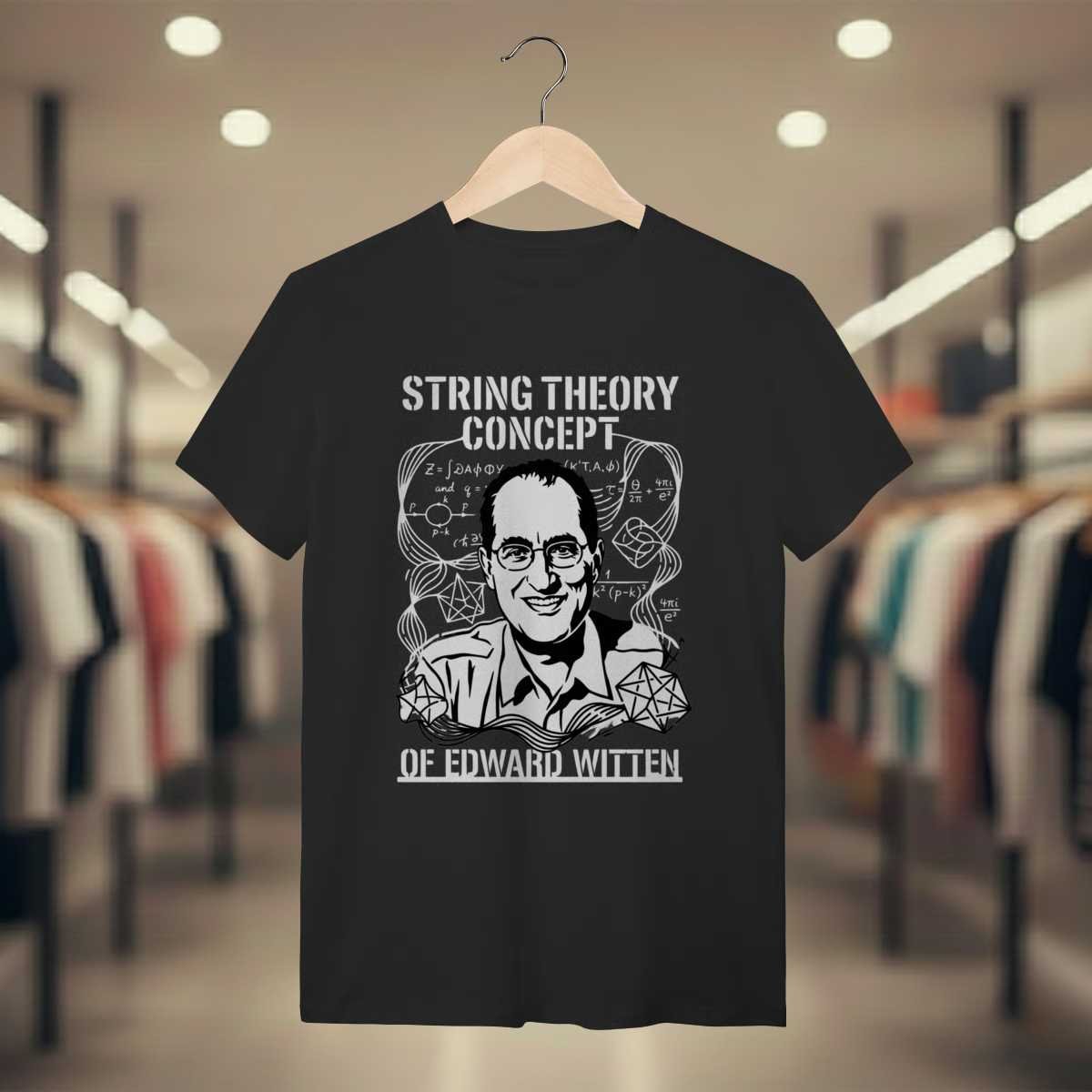 Camiseta Edward Witten - M-Theory & Medalha Fields | Premium Silk & Luck | Silk & Luck 1 Camiseta Edward Witten - M-Theory & Medalha Fields | Premium Silk & Luck | Silk & Luck