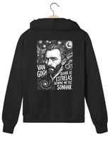 Moletom com Zíper Van Gogh Coleção Céu Estrelado | Silk & Luck