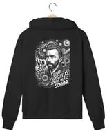 Moletom com Zíper Estampa Van Gogh Noite Estrelada | Silk & Luck