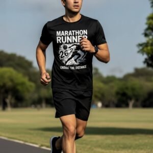 Camiseta Marathon 26.2: Conquer The Distance | Silk & Luck