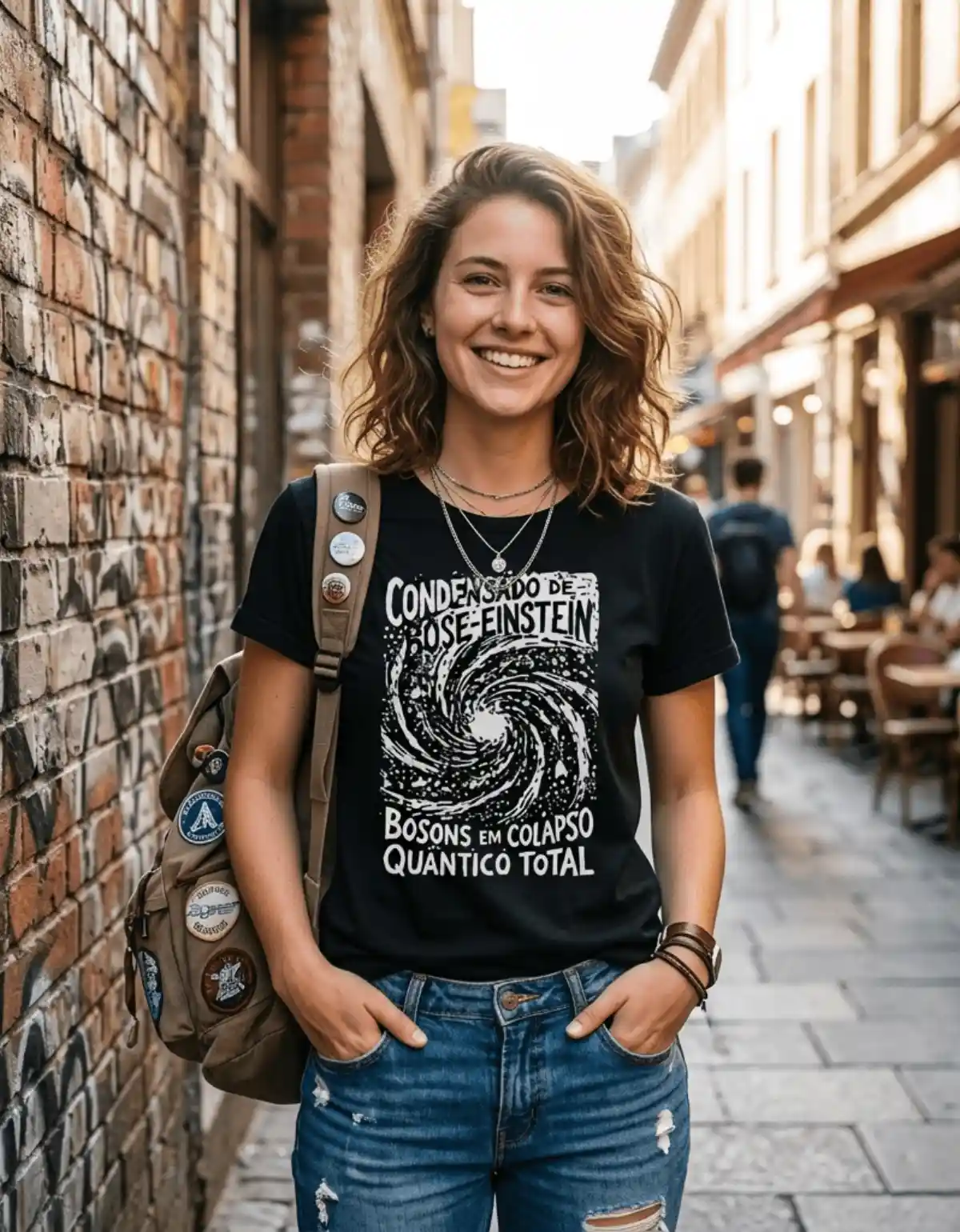Camiseta Colapso Quântico Bose Einstein Ciência | Silk & Luck 1 Camiseta Colapso Quântico Bose Einstein Ciência | Silk & Luck