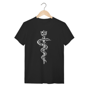 Camiseta Bastão de Asclépio: A Nobreza da Cura | Silk & Luck