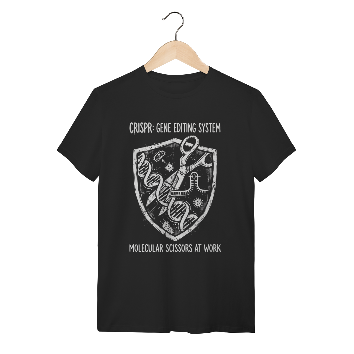 Camiseta CRISPR: A Edição da Vida | Silk & Luck 1 Camiseta CRISPR: A Edição da Vida | Silk & Luck