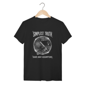 Camiseta Navalha de Ockham: A Lógica Pura | Silk & Luck