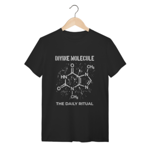 Camiseta Theobromine Molecule: A Fórmula da Felicidade (Química) | Silk & Luck
