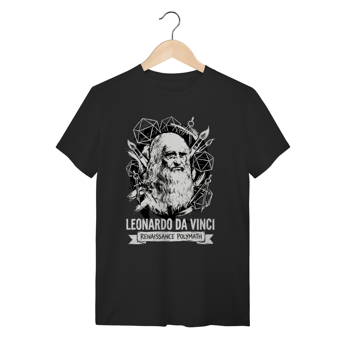 Camiseta Leonardo da Vinci – Renascimento e Arte | Silk & Luck 1 Camiseta Leonardo da Vinci – Renascimento e Arte | Silk & Luck