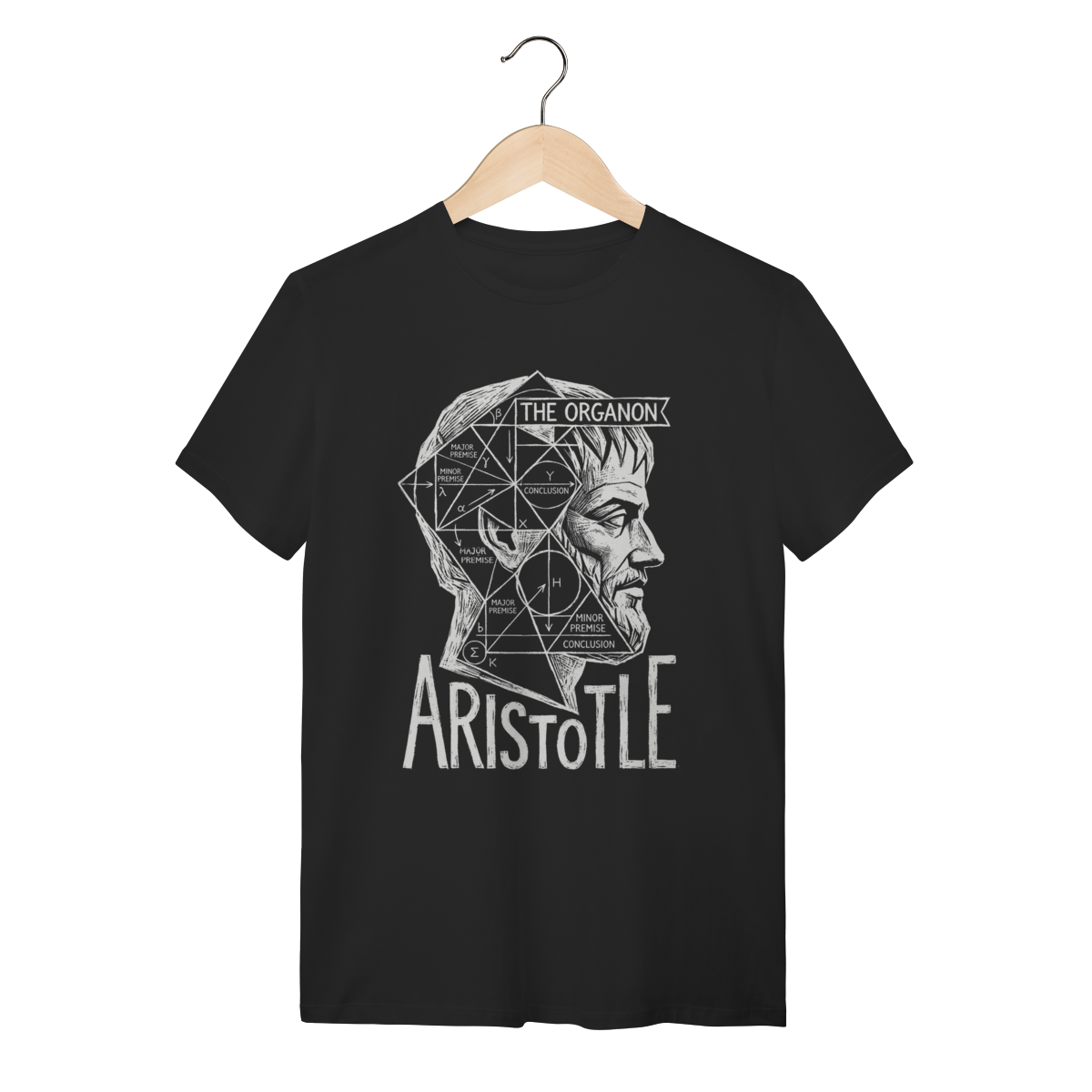 Camiseta Aristóteles – Lógica e Filosofia | Silk & Luck 1 Camiseta Aristóteles – Lógica e Filosofia | Silk & Luck