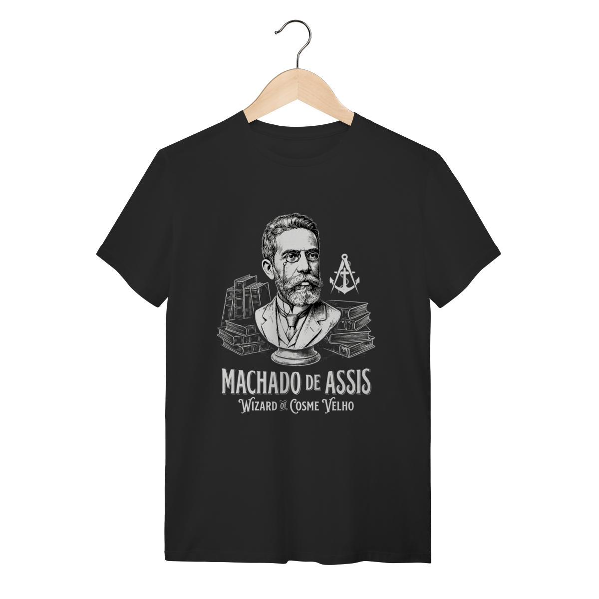 Camiseta Machado de Assis – Literatura Brasileira | Silk & Luck 1 Camiseta Machado de Assis – Literatura Brasileira | Silk & Luck