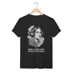 Camiseta Ada Lovelace – Ciência da Computação | Silk & Luck