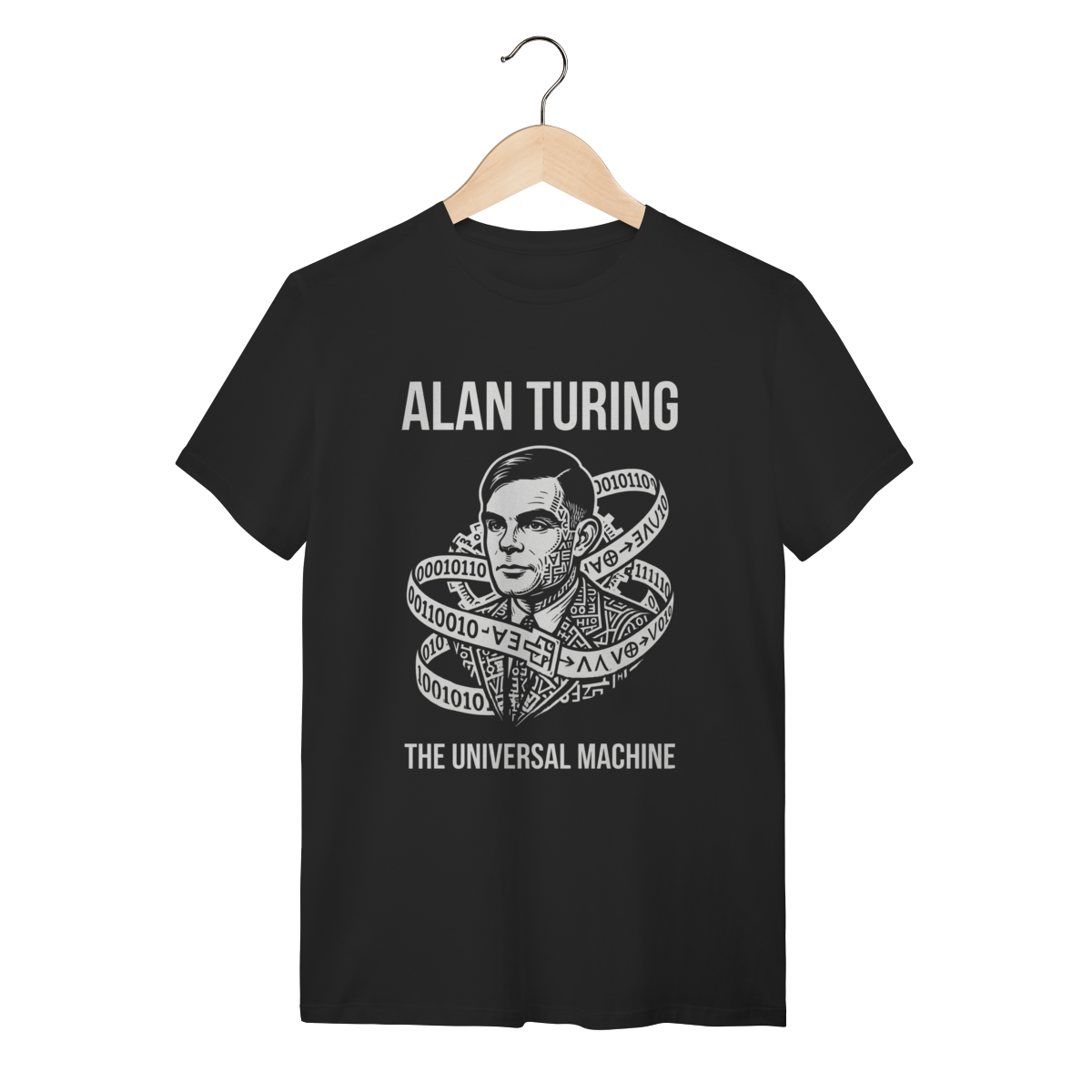 Camiseta Alan Turing – Ciência da Computação | Silk & Luck 1 Camiseta Alan Turing – Ciência da Computação | Silk & Luck
