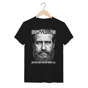 Camiseta Dom Pedro II Império História Algodão Premium | Silk & Luck