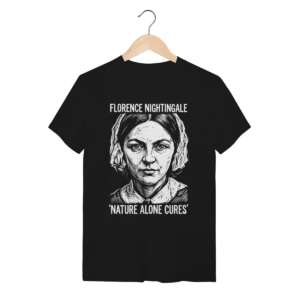 Camiseta Florence Nightingale Enfermagem Algodão Premium | Silk & Luck