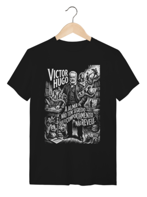 Camiseta Intelectual Victor Hugo Adversidade Revela o Ser | Silk & Luck
