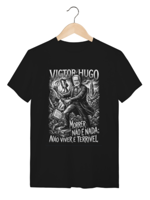 Camiseta Intelectual Victor Hugo Horizonte Ético Clássica | Silk & Luck