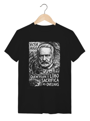 Camiseta Intelectual Victor Hugo Adversidade Revelação | Silk & Luck
