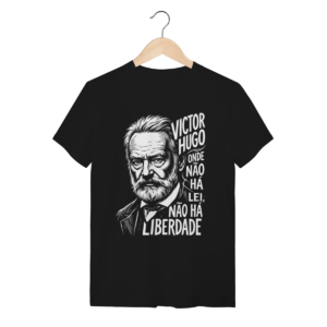 Camiseta Intelectual Victor Hugo Horizonte Ético Pensador | Silk & Luck