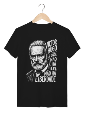 Camiseta Intelectual Victor Hugo Horizonte Ético Pensador | Silk & Luck